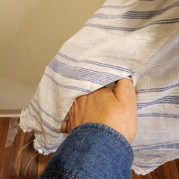 Kalypso 7 stripes casual cotton short dress size S - Picture 8 of 10